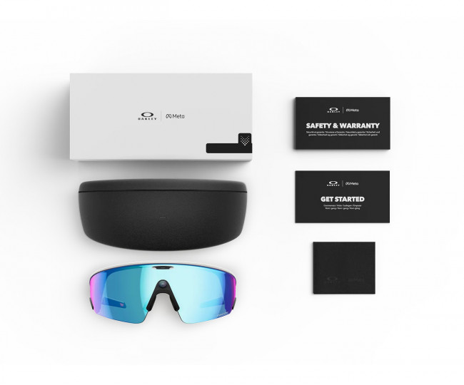 Смарт-очки Oakley Meta Vanguard White Lens color:  Prizm™ Sapphire